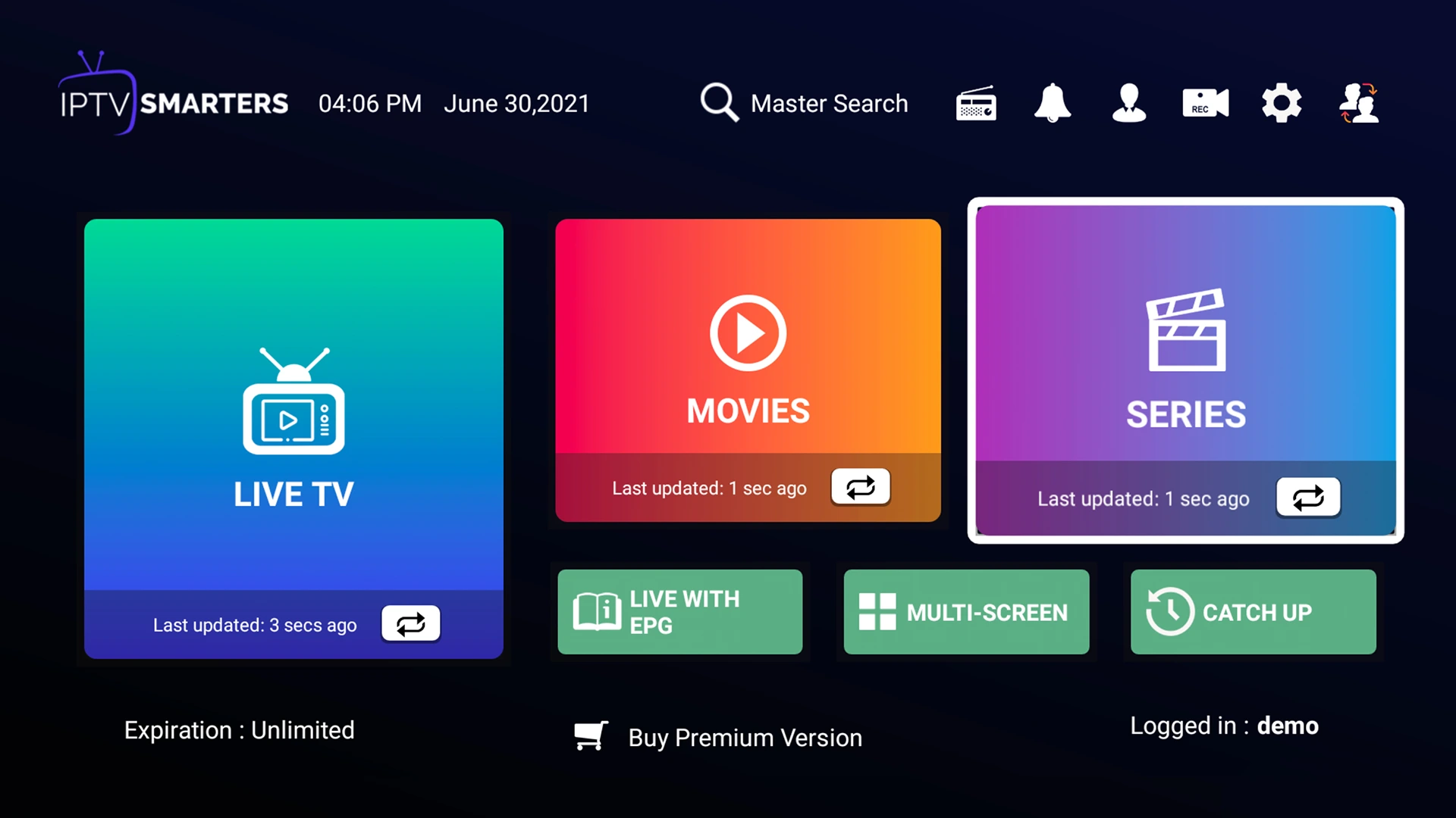 Abonnement IPTV Smarters Pro